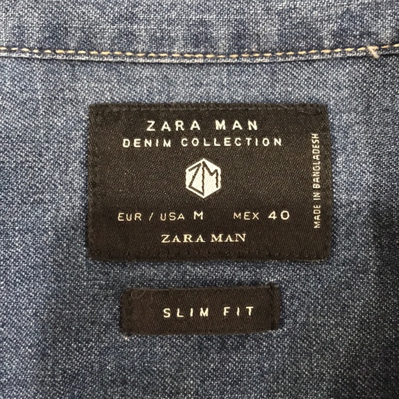 zara man jeans logo